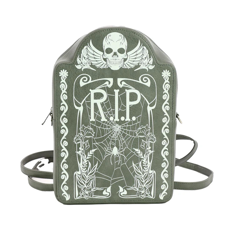 Glow In The Dark Tombstone Mini Backpack
