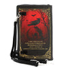 Edgar Allan Poe Book Clutch Bag in Vinyl  | Halloween