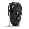 Black Smiling Skull Cross Body Bag