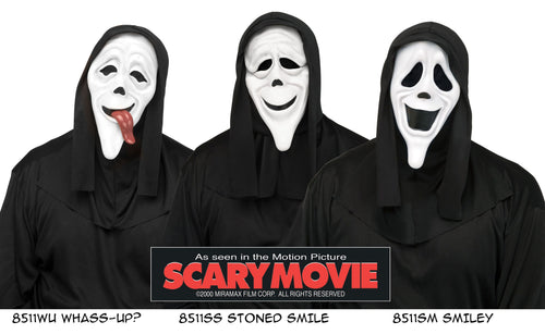 Scary Movie Mask with Shroud