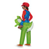 Mario Riding Yoshi Inflatable Child Costume