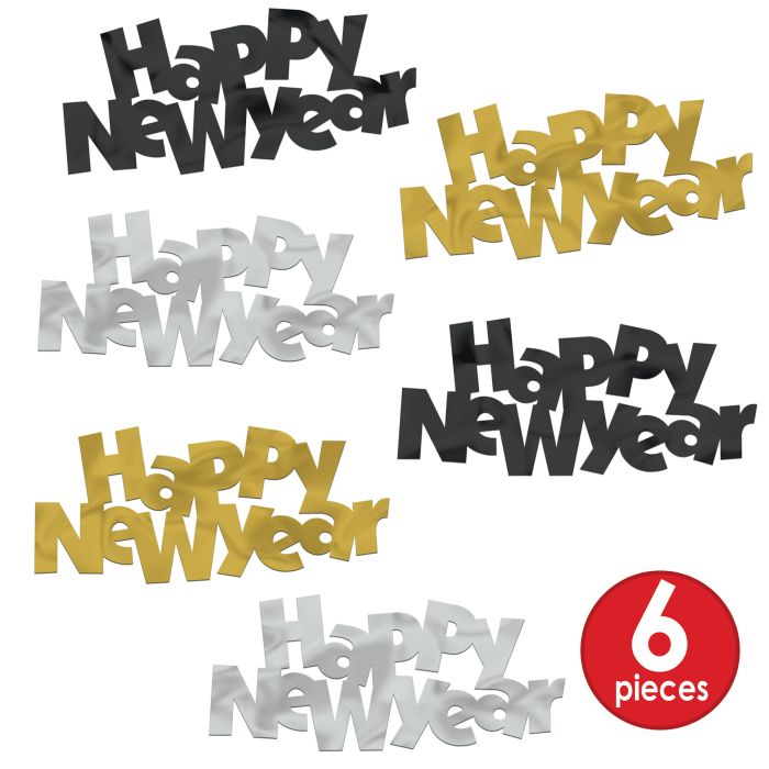 Jumbo Happy New Year Fanci-Fetti