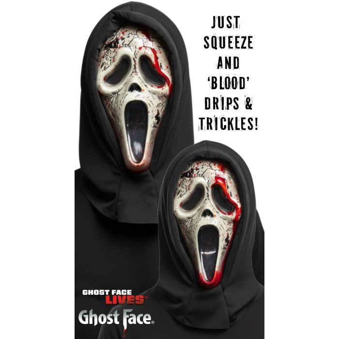 Aged Ghost Face® Bleeding Mask