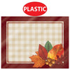 Plastic Fall Placemats