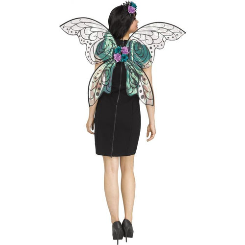 Fantasy Fairy Sparkle Wing | Black Glitter