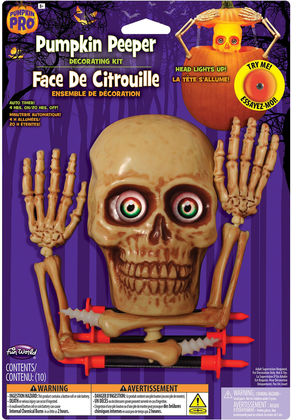 Pumpkin Peeper Light-Up Kit