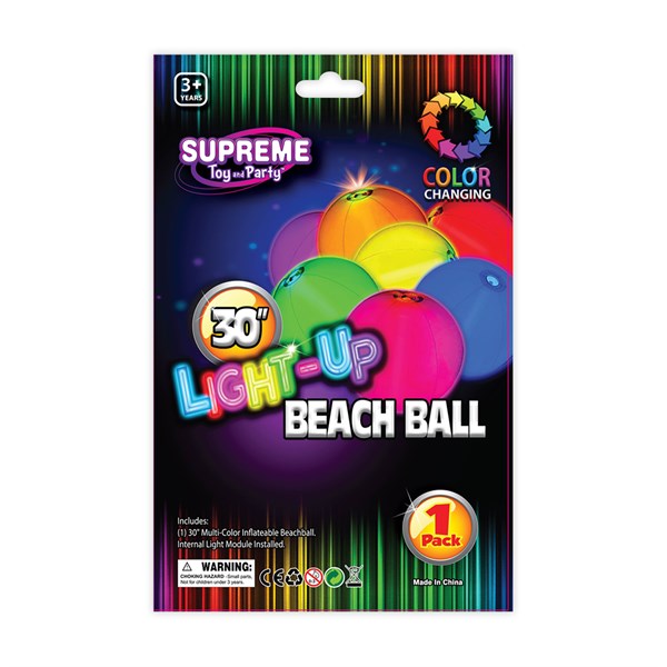 LED Inflatable 30" Beach Ball