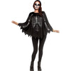 Rhinestone Skeleton Bling Poncho