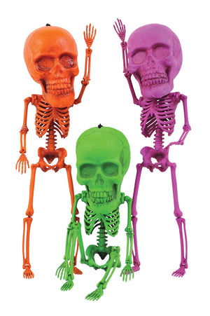 17" Neon Big Head Skeleton