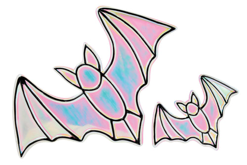 Iridescent Spooky Window Decor