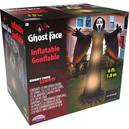 6 FT Ghost Face® Lawn Inflatable