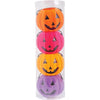 Flocked Mini Treat Pumpkin - 4 Pack