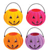 Flocked Mini Treat Pumpkin - 4 Pack