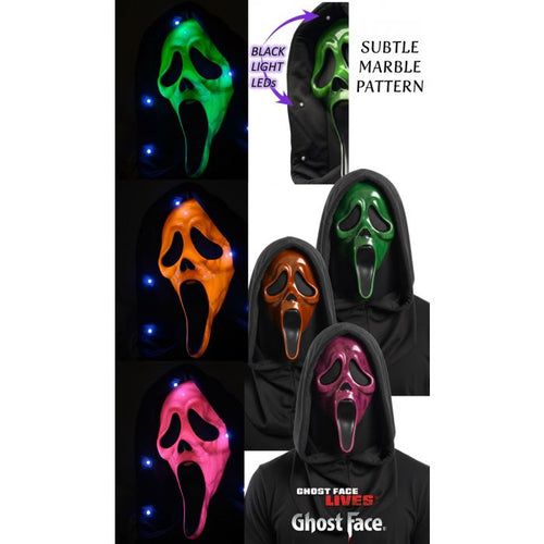Ghost Face® Blacklight Mask Orange