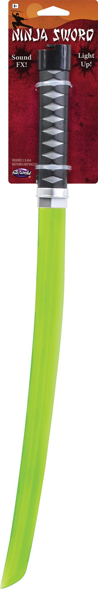 22" Light Up Ninja Sword w/Sound FX