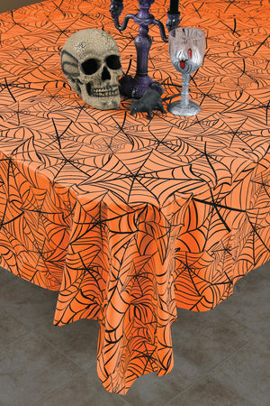 108" x 54" Spider Web Tablecloth