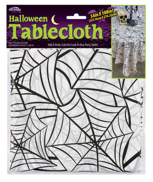 108" x 54" Spider Web Tablecloth