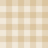 Plaid Table Cover Beige