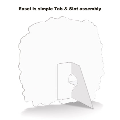 Foil Fall Thanksgiving Cutouts w/Easels 4ct