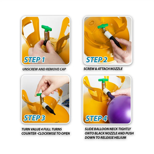 Standard Helium Tank Party Kit