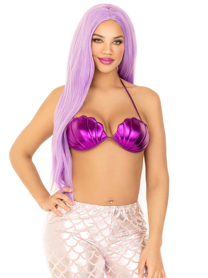 Mermaid Shell Bra | Purple