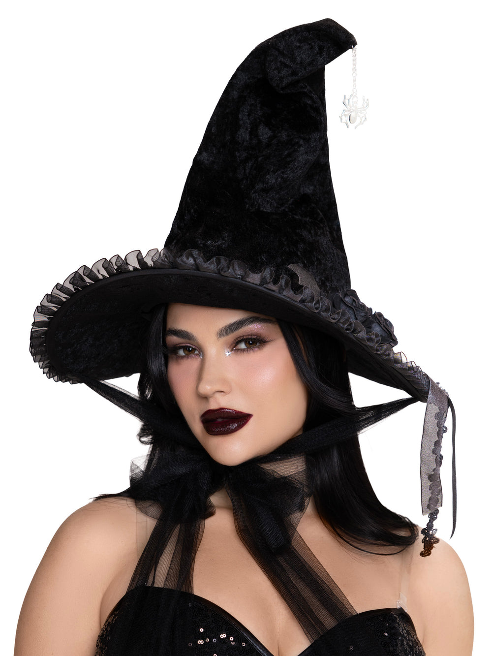 Dark Lolita Velvet Witch Hat