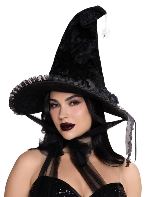 Dark Lolita Velvet Witch Hat