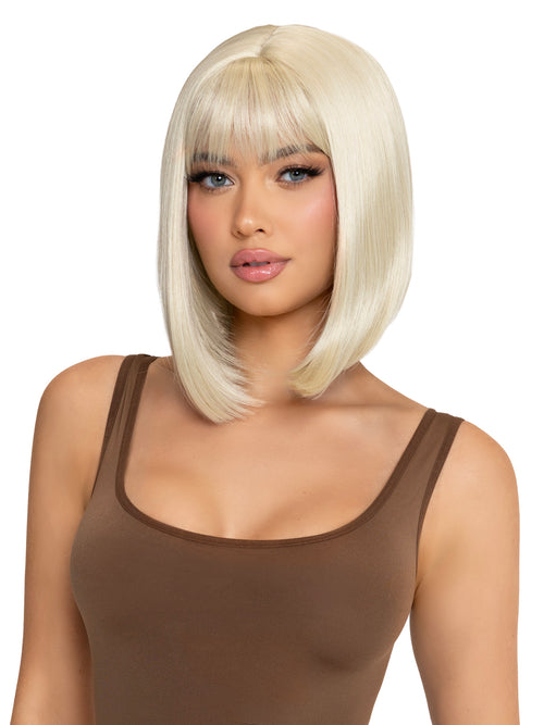 Angled Bob Wig Blonde
