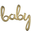 BABY WHITE GOLD SCRIPT PHRASE