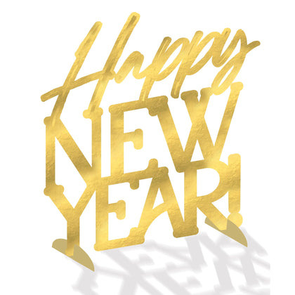 Golden Soiree Foil Centerpiece Happy New Year