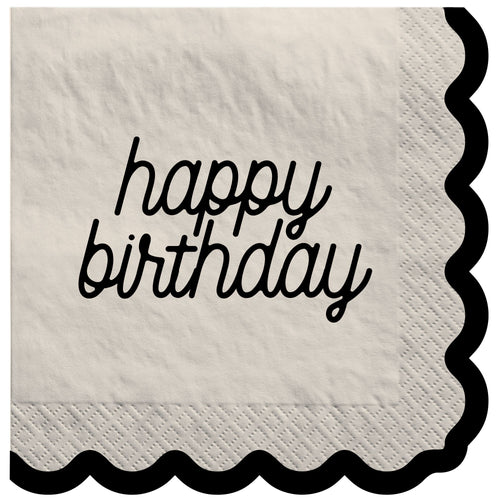Birthday Chic Luncheon Napkins 16ct