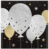 Midnight Cheers Luncheon Napkins 16ct