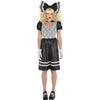 Adult Black & White Creepy Doll Dress