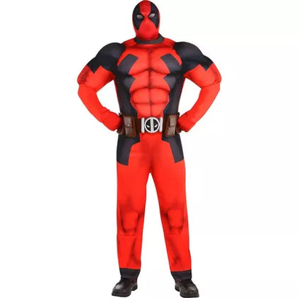 Adult Deadpool Muscle Costume Plus Size 2XL