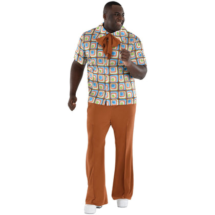 Adult Hip 60s Gentleman Plus Size Costume 2XL