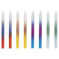 Assorted Ombre Birthday Candles  8ct