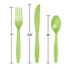 Assorted Plastic Cutlery 24ct | Fresh Lime