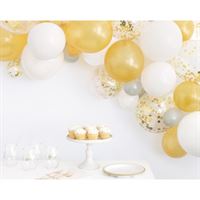 Assorted Solid and Foil Confetti Latex Balloon Garland Kit
