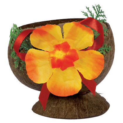 Authentic Coconut Cup With Flower