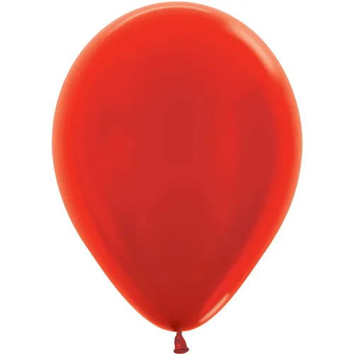 5" Metallic Red- 50 CT