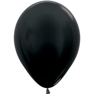 11" METALLIC BLACK - 25 CT