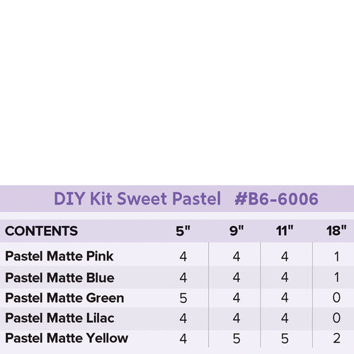 SWEET PASTEL BALLOON GARLAND KIT