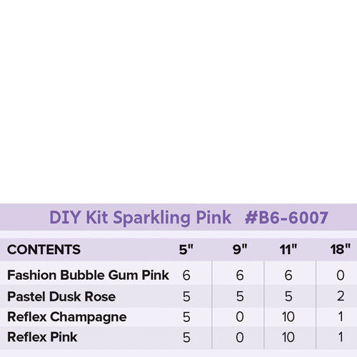 SPARKLING PINK BALLOON GARLAND KIT