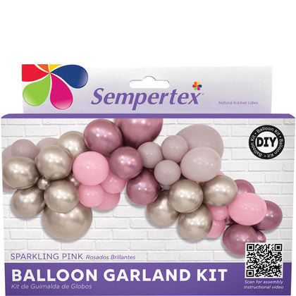 SPARKLING PINK BALLOON GARLAND KIT