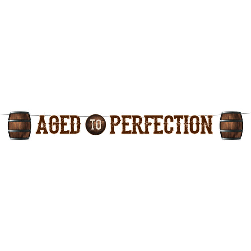 Aged to Perfection Letter Banner