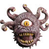 Monster-like creature with multiple eyes and tentacles on a white background