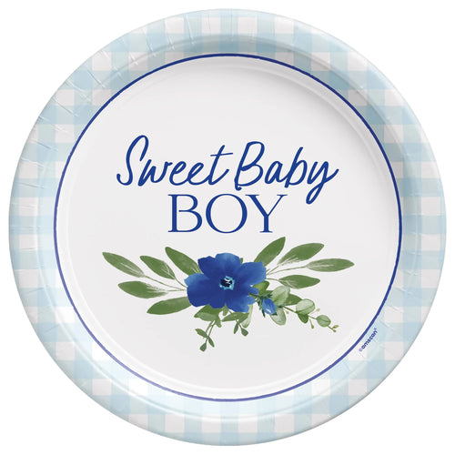 Baby In Bloom 7" Round Plates