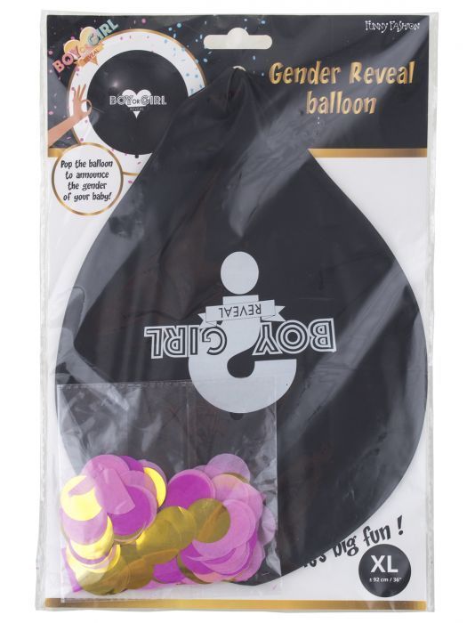 Balloon 36in Latex Reveal Kit pink