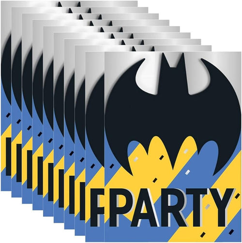 Batman Invitations  8ct