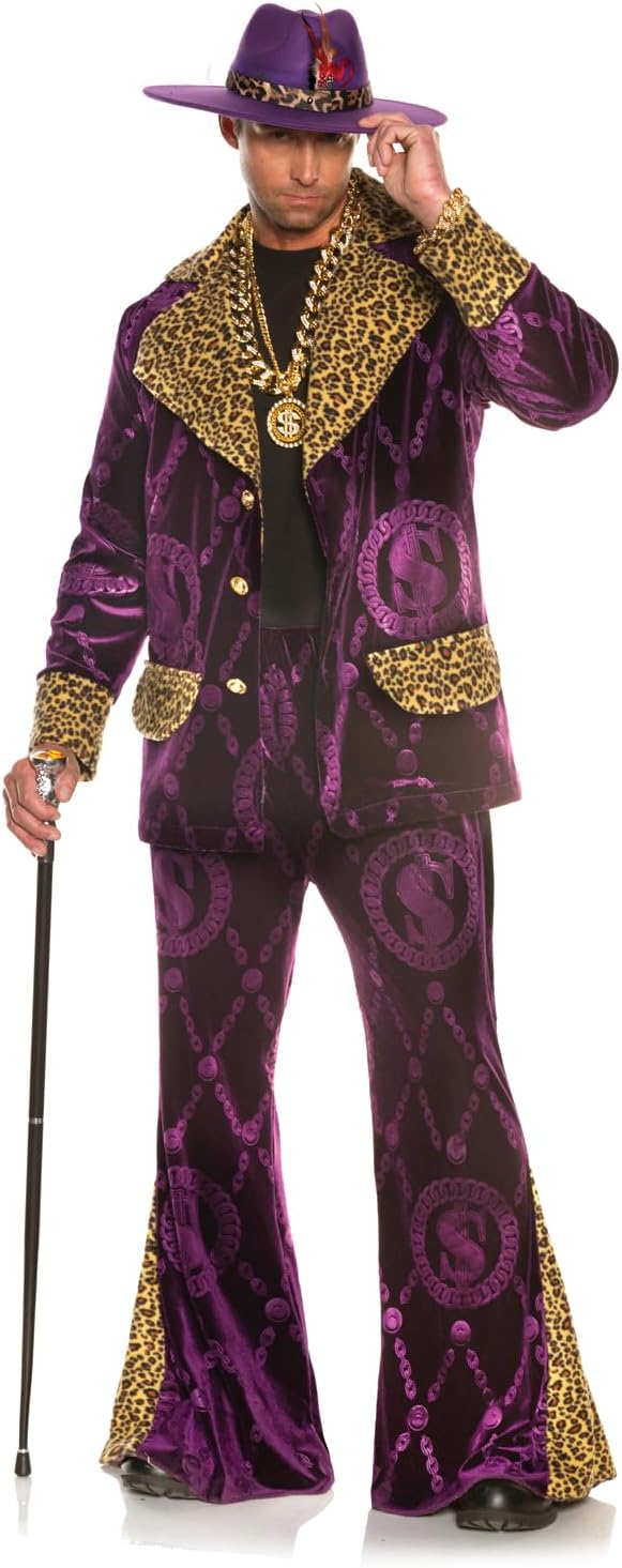Big Playa Purple Pimp Costume